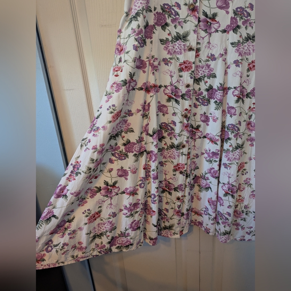 3/$20! Vintage 90's Cleo Floral Dress - Picture 6 of 15
